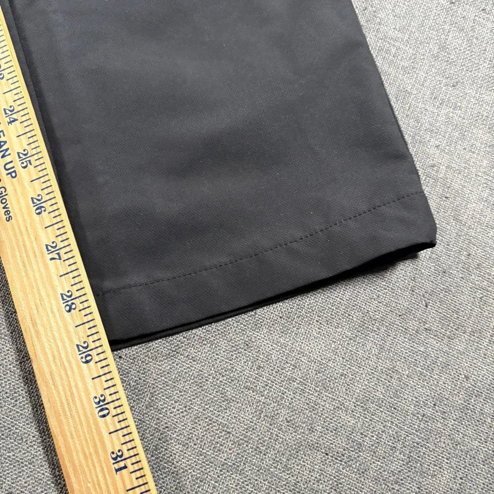 Banana Republic Performance Pants Mens 36x30 Black Tech Trousers Straight Leg